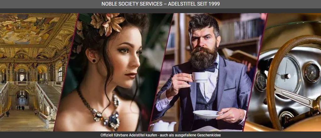Geschenkidee: Echten Adelstitel verschenken